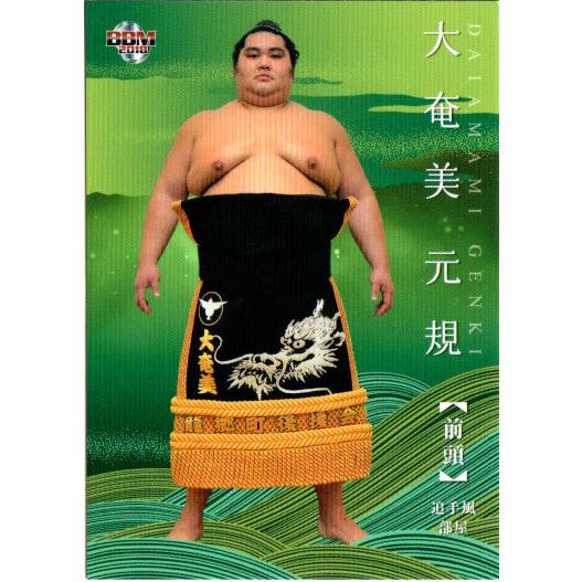 BBM2018 大相撲カード「RIKISHI」 レギュラーカード No.40 大奄美元規