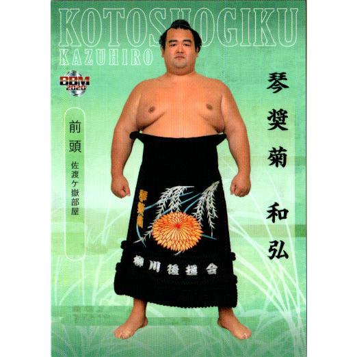 BBM2020 大相撲カード「新」 レギュラーカード No.35 琴奨菊和弘