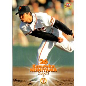 BBM2001 読売ジャイアンツ レギュラーカード No.G010 西山一宇 : かー