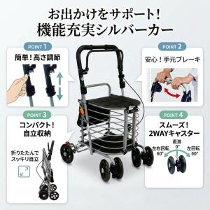 シルバーカー 座れる シルバーカーに見えない ...の詳細画像5