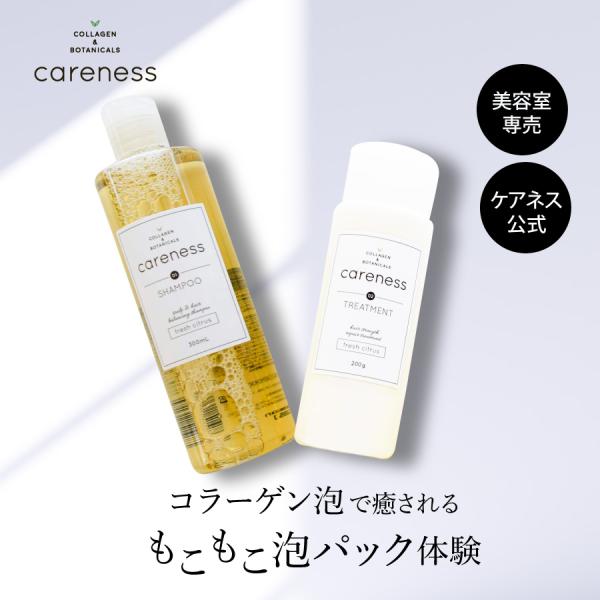公式 シャンプー トリートメント 美容室専売 小ボトル セット ケアネス careness FC ダ...