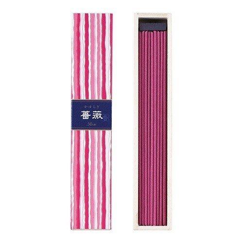 かゆらぎ　薔薇　香立付　40本入　日本香堂　(　インセンス　Incense　アロマ　プレゼント　バラ...