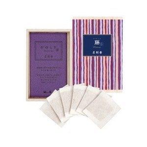 かゆらぎ　名刺香　藤　ふじ　桐箱　6入　日本香堂　(　お香　香り袋　名刺　プレゼント　就職祝い　転職...