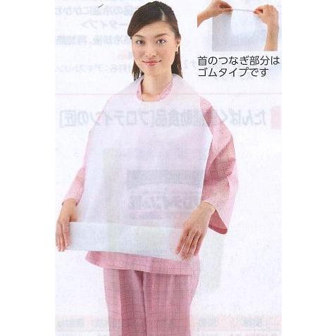 食事用ディスポエプロンA （簡単セットタイプ） KW700520【0-8140-01】50枚入 kw...