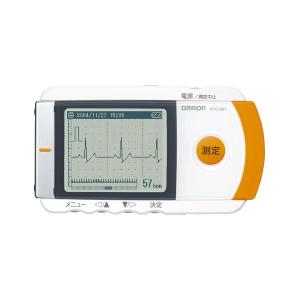 【ポイント5倍！】オムロン 携帯型心電計 HCG-801 家庭用心電図 心電図測定機 心電図波形表示 早期測定 日本製 正規品 コンパクト 小型 健康管理