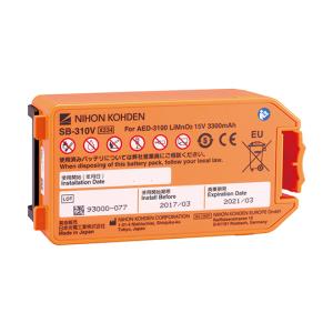 8-9632-43　自動体外式除細動器[AED] 用バッテリーパック　SB-310V　NIHON