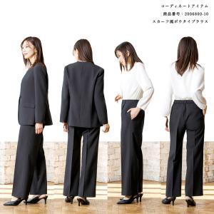 ビジネススーツ スーツ シングル ブラック ブ...の詳細画像5