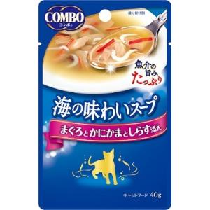 日本ペットフード コンボキャットスープ かにかま 40g （ウェットフード/猫用/ペットフード/CATFOOD/キャットフード/bulk）｜carezza