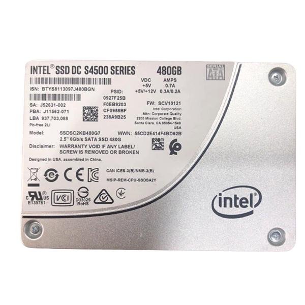 インテル Intel SSD DC S4500 シリーズ 480G 2.5インチ SATA 6 Gb...