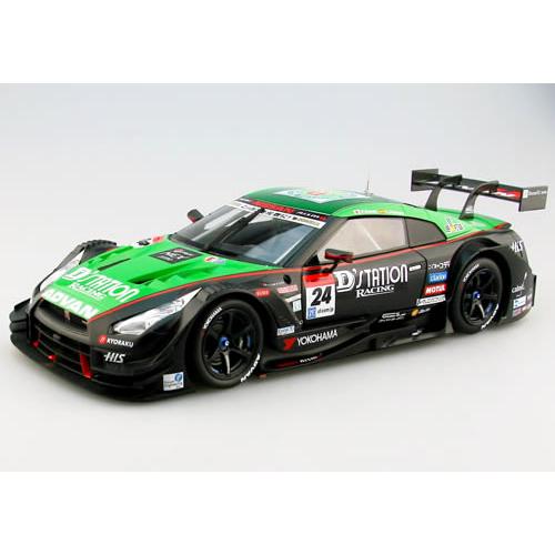 エブロ 1/18 スーパーGT 2015 D&apos;station ADVAN GT-R Rd.1 Oka...