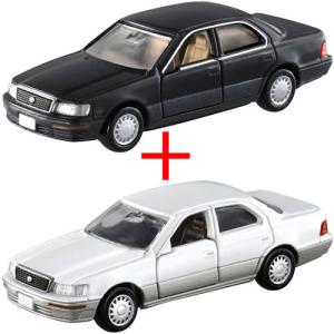 トミカプレミアム 19 トヨタ セルシオ (通常版＋発売記念仕様 パールII) 2台セット｜carhobby