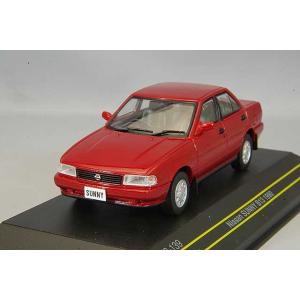 First43 1/43 日産 サニー B13 1990 レッドパール