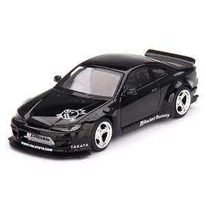 MINI GT 1/64 Rocket Bunny 日産 シルビア (S15) ブラックパール (右ハンドル)｜carhobby