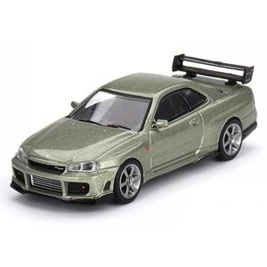 MINI GT R34 限定モデル TSM ミニGT 1/64 日産 スカイライン GT-R R34 Top Secret Gold (右