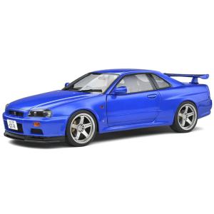 SOLIDO 1/18 日産 スカイライン R34 GT-R ニスモホイールVer. ブルー
