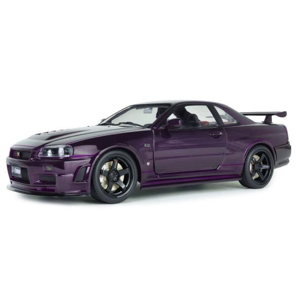 SOLIDO 1/18 日産 スカイライン GT-R (R34) Z-tune 1999 パープル