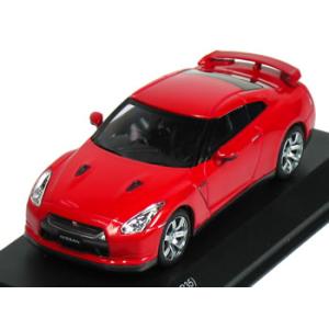 ※箱痛み少 1ヶ所有※ 京商 1/43 NISSAN GT-R R35 2008 バイブラントレッド