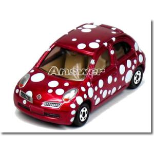 【単品】トミカ 日産 マーチ K12 水玉仕様 ルミナスレッド (クリアケース入)