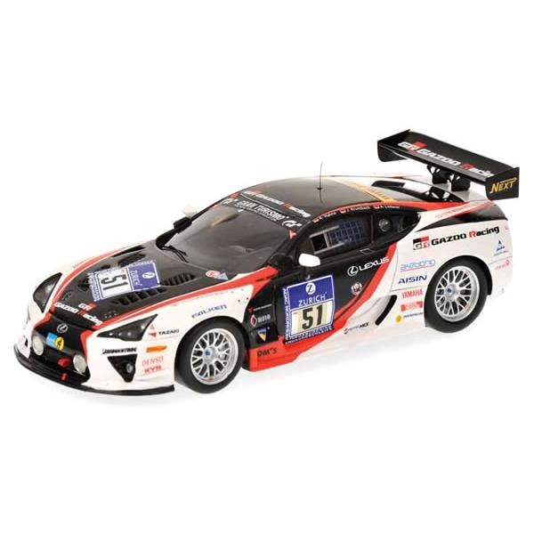 ミニチャンプス 1/43 レクサス LFA &quot;GAZOO RACING&quot; No.51 ニュルブルクリ...