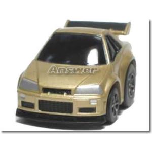 【単品】チョロQ スカイライン GT-R (R34) ゴールド