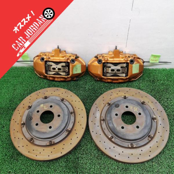 ▼R35【リア ブレーキローター キャリパー 左右セット brembo】44001-JF20D 44...