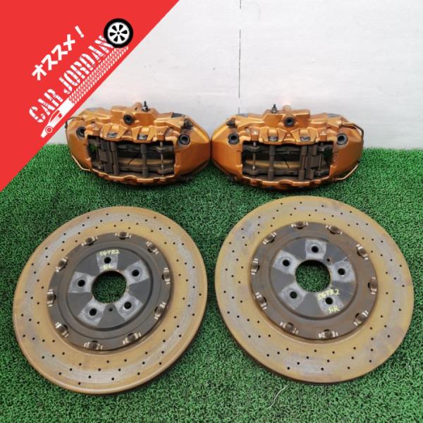 ▼R35【フロント ブレーキローター キャリパー 左右セット brembo】41001-KJ10A ...