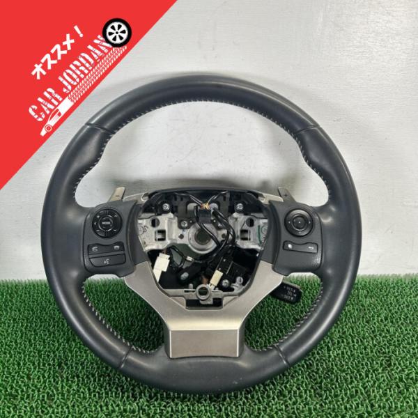 IS300h AVE30【ステアリング　ハンドル】パドルシフト付　レザー　45100-53440　H...