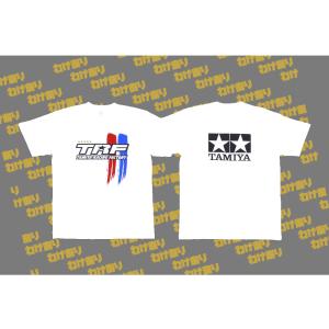 限定品 タミヤ RC TRF 415 MS グレードアップパーツ w/Tシャツ タミヤオリジナルグッズ タミヤチームTシャツ(ブルー) | タミヤ