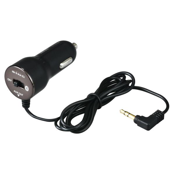 Bluetooth ワイヤレス AUX レシーバー ブラック Bluetooth 5.1 12 24...