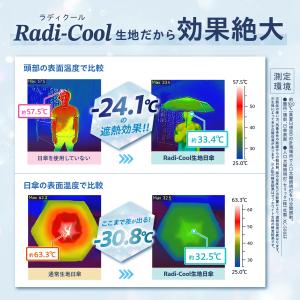 ラディクール 日傘 メンズ 大きめ100cm ...の詳細画像2