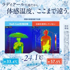 ラディクール 日傘 メンズ 手動開閉 折りたた...の詳細画像5