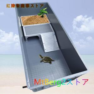 亀水槽 爬虫類 飼育ケース亀用水槽 カメ生息地 ...の商品画像