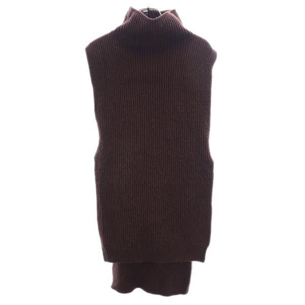 AMERI UNDRESSED アメリ ニット ベスト S ブラウン系 レディース 古着 中古