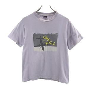 STUSSY ステューシー ロゴプリント 半袖 Tシャツ S グレー メンズ 古着 中古