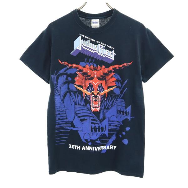 GILDAN ギルダン プリント 半袖 Tシャツ S ネイビー メンズ 古着 中古