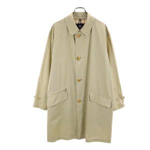BURBERRY バーバリー 日本製 三陽商会 ステンカラーコート M ベージュ メンズ 古着 中古