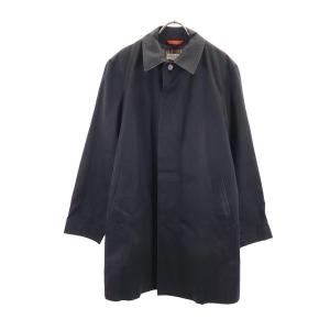 Paul Smith ポールスミス 日本製 ライナー付き ステンカラーコート L ブラック メンズ 古着 中古