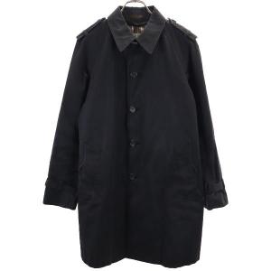 Paul Smith ポールスミス 日本製 ライナー付き ステンカラーコート M ブラック系 LONDON メンズ 古着 中古