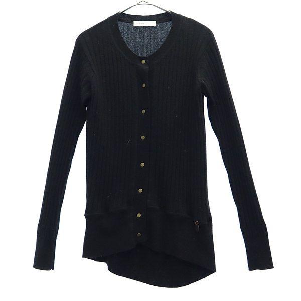 SEE BY CHLOE シーバイクロエ ウールブレンド 長袖 カーディガン USA2 ブラック レ...