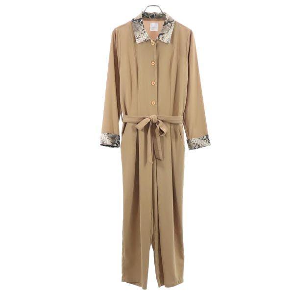 AMERI UNDRESSED アメリ 長袖 サロペット 茶系 オールインワン レディース 古着 中...