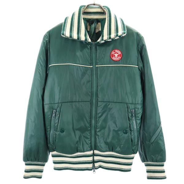 デサント 80s ヴィンテージ 中綿ジャケット M グリーン DESCENTE メンズ 古着 中古