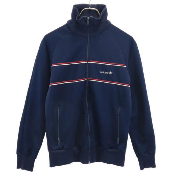 adidas アディダス 80s ヴィンテージ トラックジャケット トレフォイルロゴ ジャージジャケ...