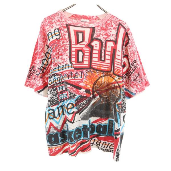 MAGIC JOHNSON TS マジックジョンソン 90s NBA シカゴブルス 両面プリント 半...