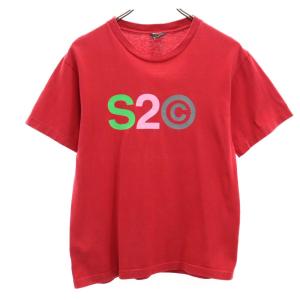 STUSSY ステューシー 半袖 Tシャツ S 赤 メンズ 古着 中古
