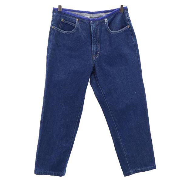 TRUSSARDI トラサルディ テーパードデニムパンツ インディゴ ジーパン メンズ 古着 中古