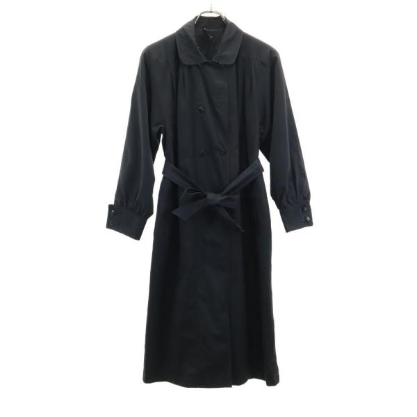 ヴィンテージ 80s 長袖 コート ブラック系 VINTAGE レディース 古着 中古