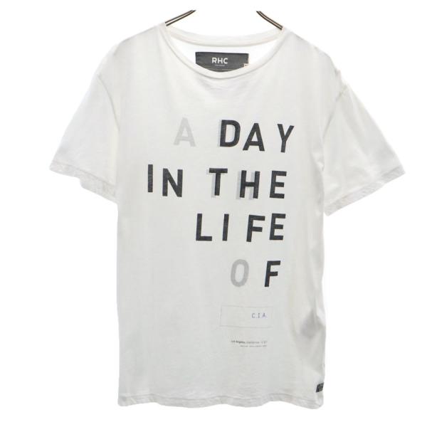 RHC アールエイチシー USA製 C.I.A. 半袖 Tシャツ S ホワイト Ron Herman...
