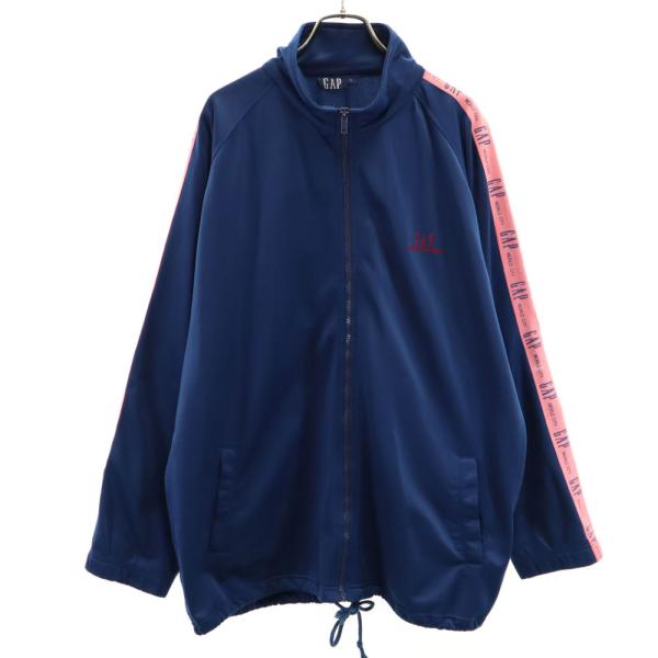 GAP ギャップ 80s オールド トラックジャケット L ネイビー ジャージ メンズ 古着 中古