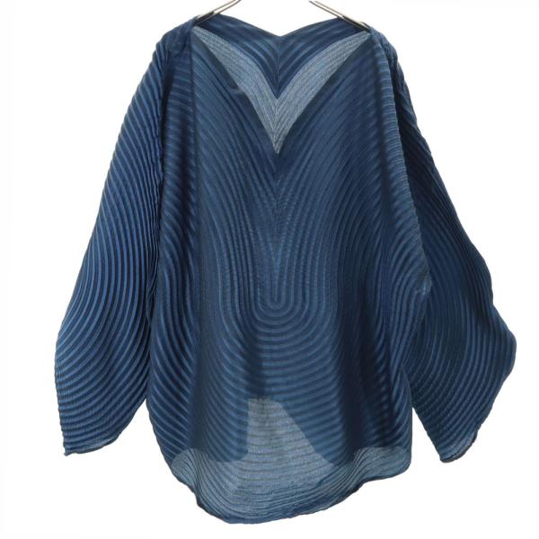 ISSEY MIYAKE イッセイミヤケ 長袖 3Dスチームストレッチ 変形トップス カットソー 2...
