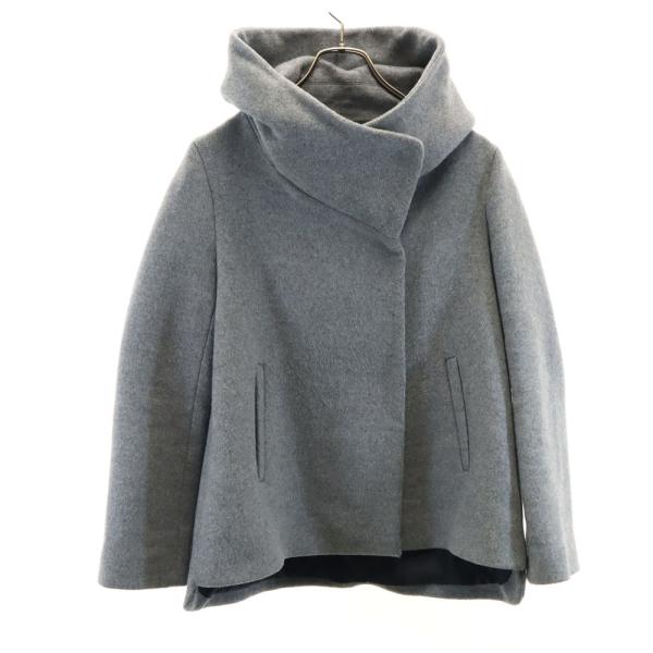 ZARA BASIC ザラベーシック コート S グレー レディース 古着 中古